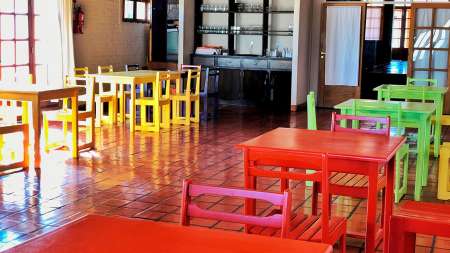 Area desayuno, Hotel  de las nubes, San Antonio de los Cobres
