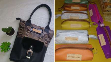 Las Julias carteras de cuero