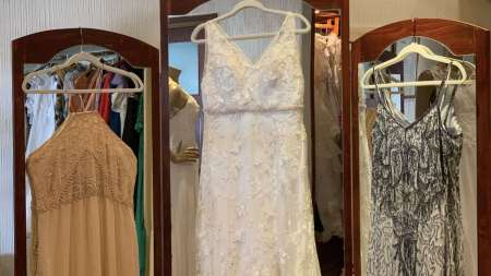 Novias con recuerdo, vestidos de novia y de fiesta