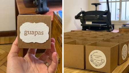 La imprenta boutique Salta artesanal hecho a mano