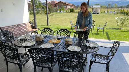 muebles de jardines de fundicion en  envios a todo el pais