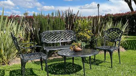 muebles de jardines de fundicion en  envios a todo el pais