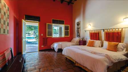 la vaca tranquila, hotel de campo, san carlos, Cafayate. Estilo DV