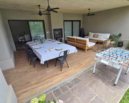 Linda casa en barrio privado en San Lorenzo Chico