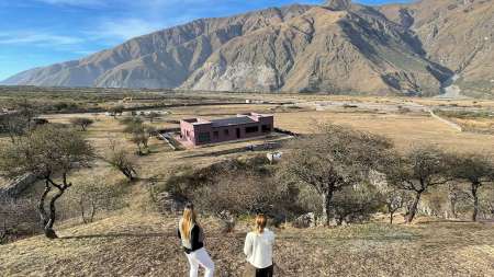 La morada casa de té