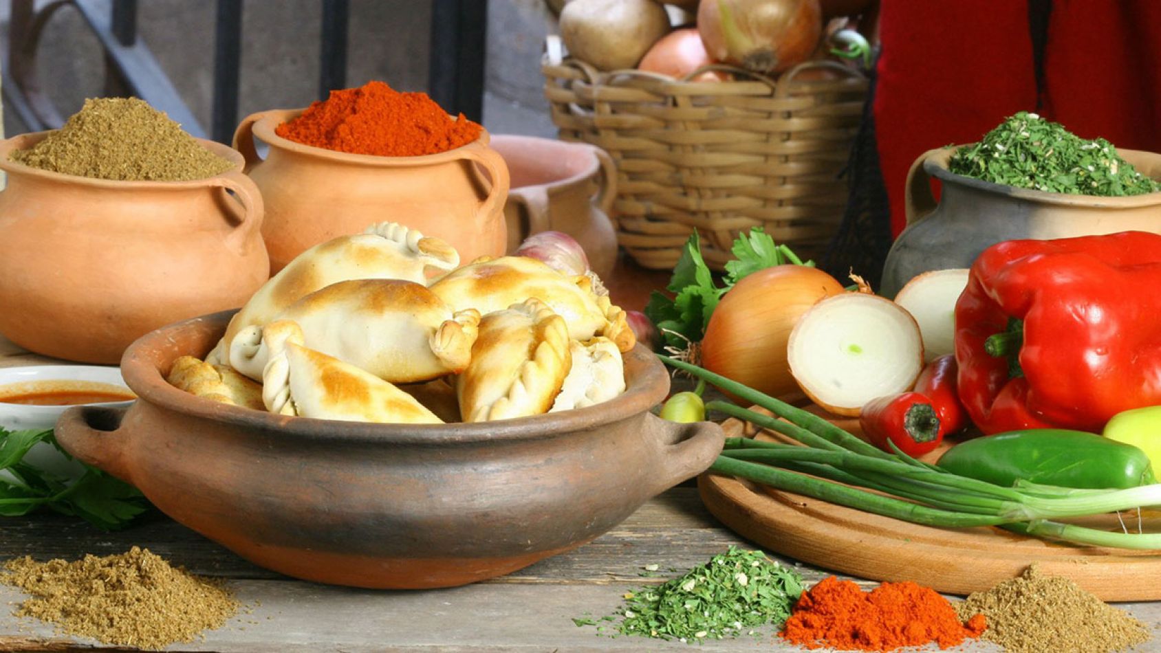 Concurso de la empanada en la Plaza Alvarado en Semana Santa