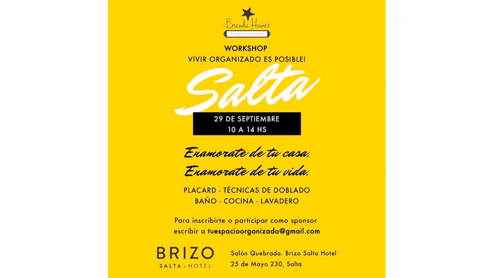brenda haines- tu espacio organizado en Salta