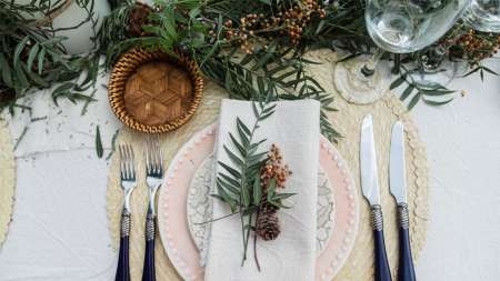 Dos mesas navideñas para inspirarte