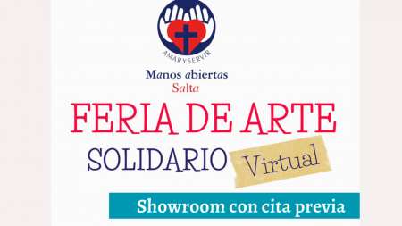 Feria de arte virtual solidaria de Manos Abiertas