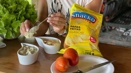 Dip de berenjenas ahumadas